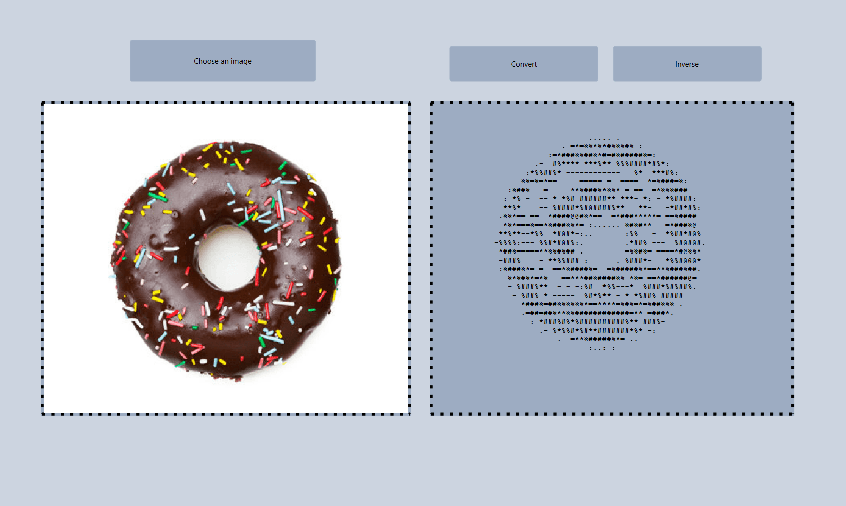 Ascii art generator